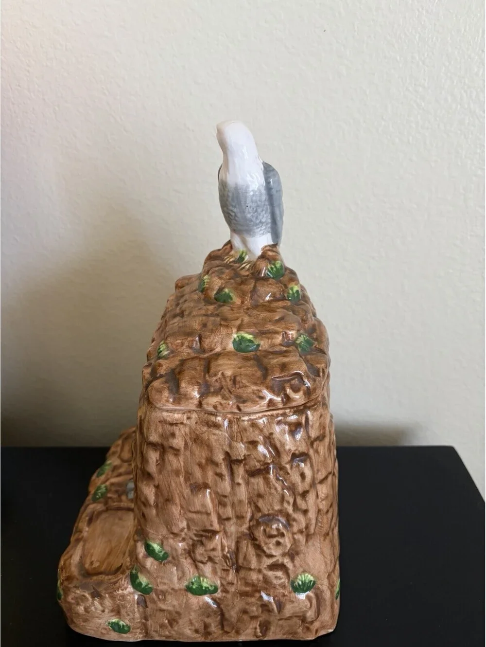 VTG Ceramic 1999 Cookie Jar Southwestern with Eagle Is  Missing S&P
